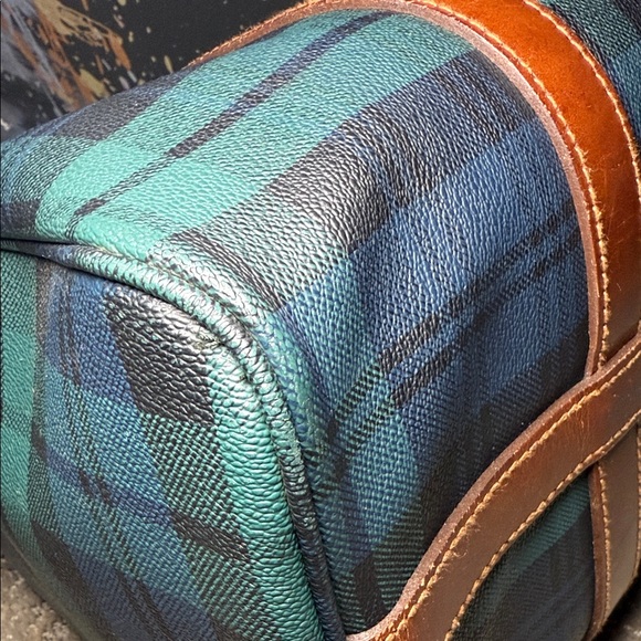 Polo by Ralph Lauren Tartan Blackwatch Boston with Leather Trim - Picture 9 of 13